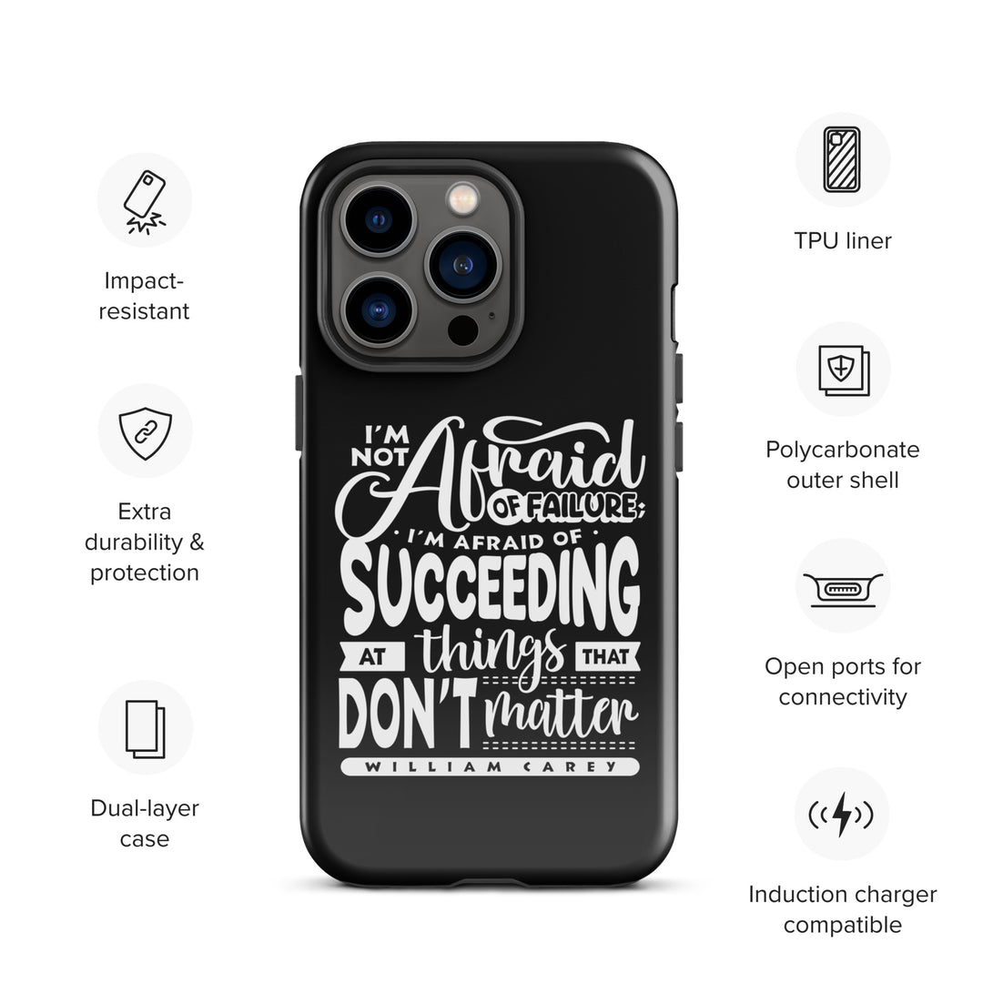 Christian Phone Case Things That Matter Black for iPhone® iPhone® Phone Cases   