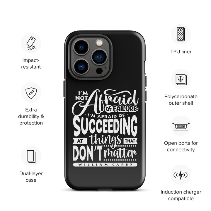 Christian Phone Case Things That Matter Black for iPhone® iPhone® Phone Cases   