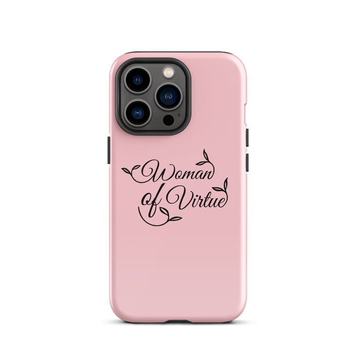 Christian Phone Case Woman of Virtue Pink for iPhone® iPhone® Phone Cases Glossy iPhone 13 Pro 