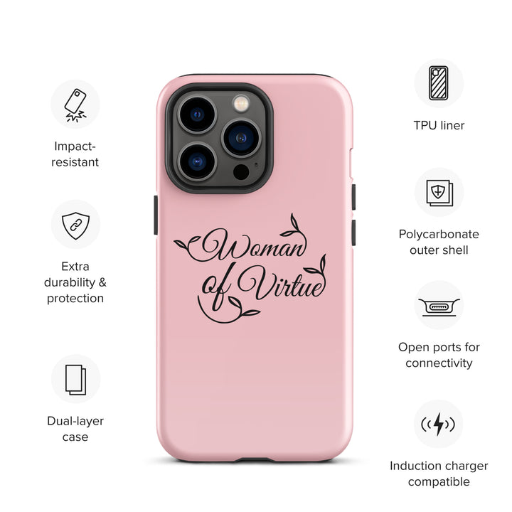 Christian Phone Case Woman of Virtue Pink for iPhone® iPhone® Phone Cases   