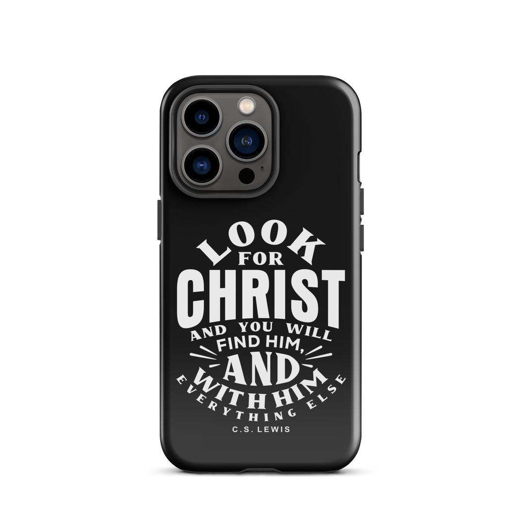 Christian Phone Case Look For Christ Black for iPhone® iPhone® Phone Cases Glossy iPhone 13 Pro 