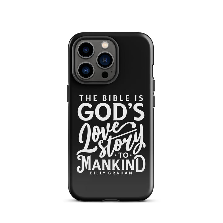 Christian Phone Case God's Love Story Black for iPhone® iPhone® Phone Cases Glossy iPhone 13 Pro 