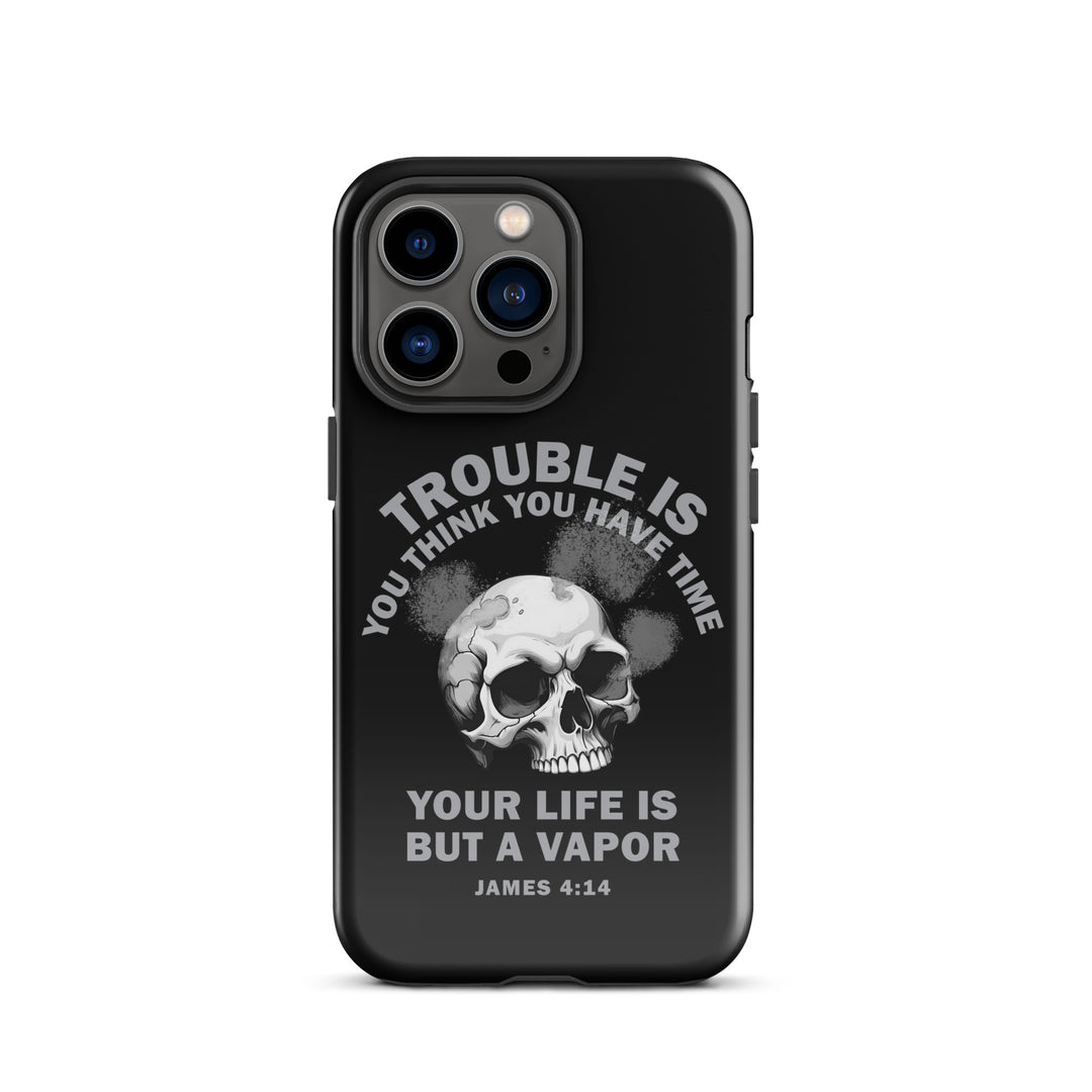 Christian Phone Case Life Is Vapor Black for iPhone® iPhone® Phone Cases Glossy iPhone 13 Pro 