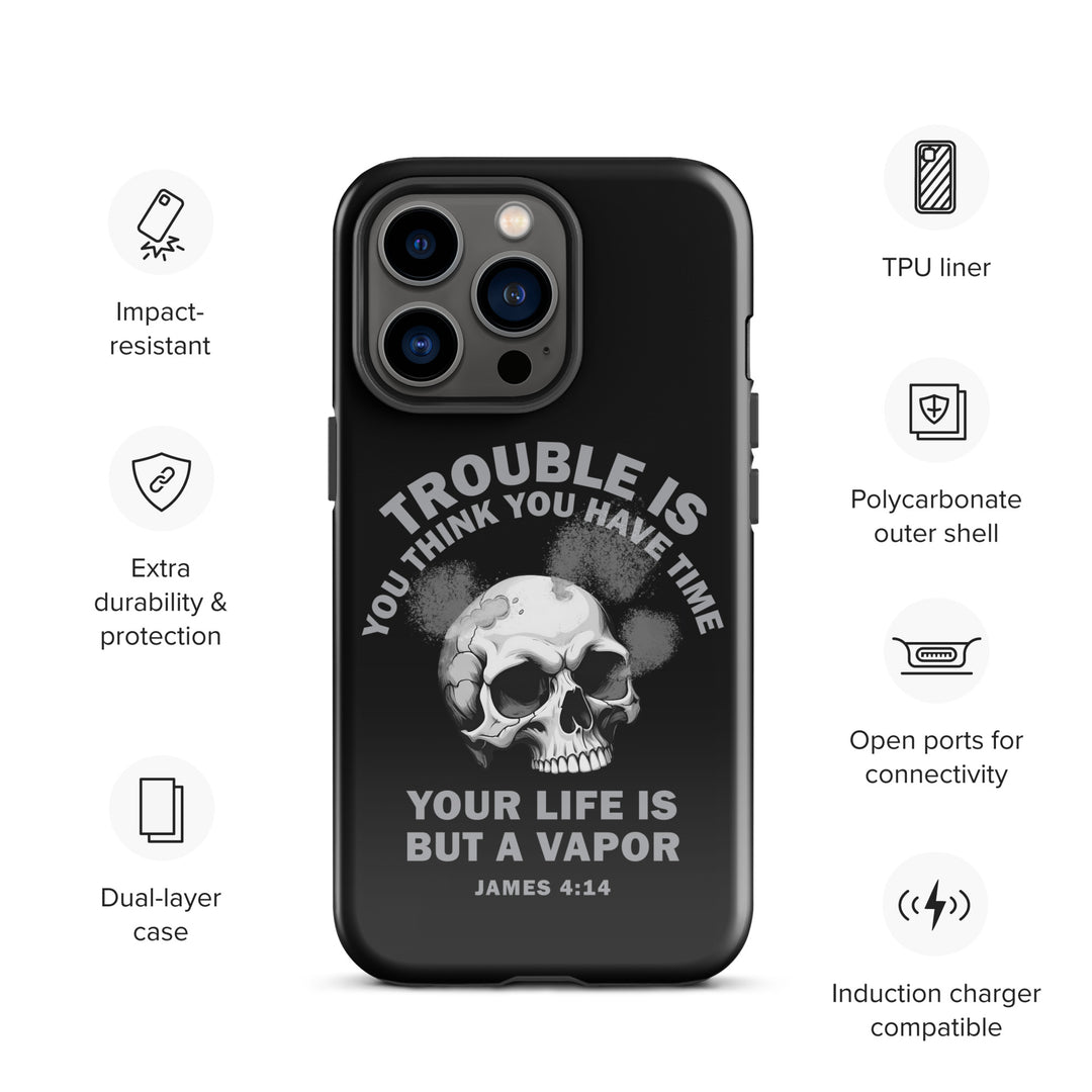 Christian Phone Case Life Is Vapor Black for iPhone® iPhone® Phone Cases   