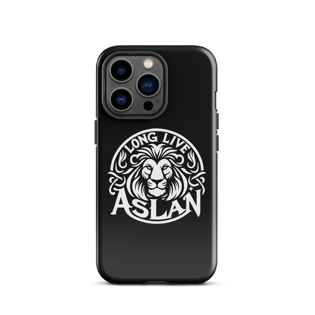 Christian Phone Case Long Live Aslan Black for iPhone® iPhone® Phone Cases Glossy iPhone 13 Pro 