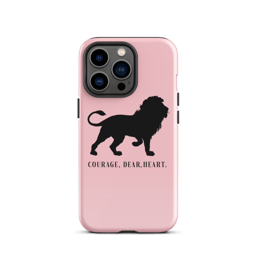 Christian Phone Case Courage Dear Heart Pink for iPhone® iPhone® Phone Cases Glossy iPhone 13 Pro 