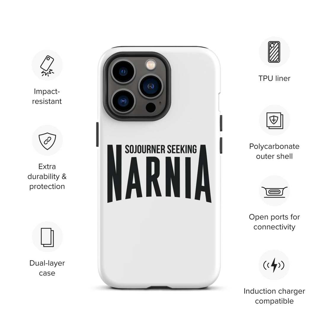 Christian Phone Case Sojourner Seeking Narnia White for iPhone® iPhone® Phone Cases   