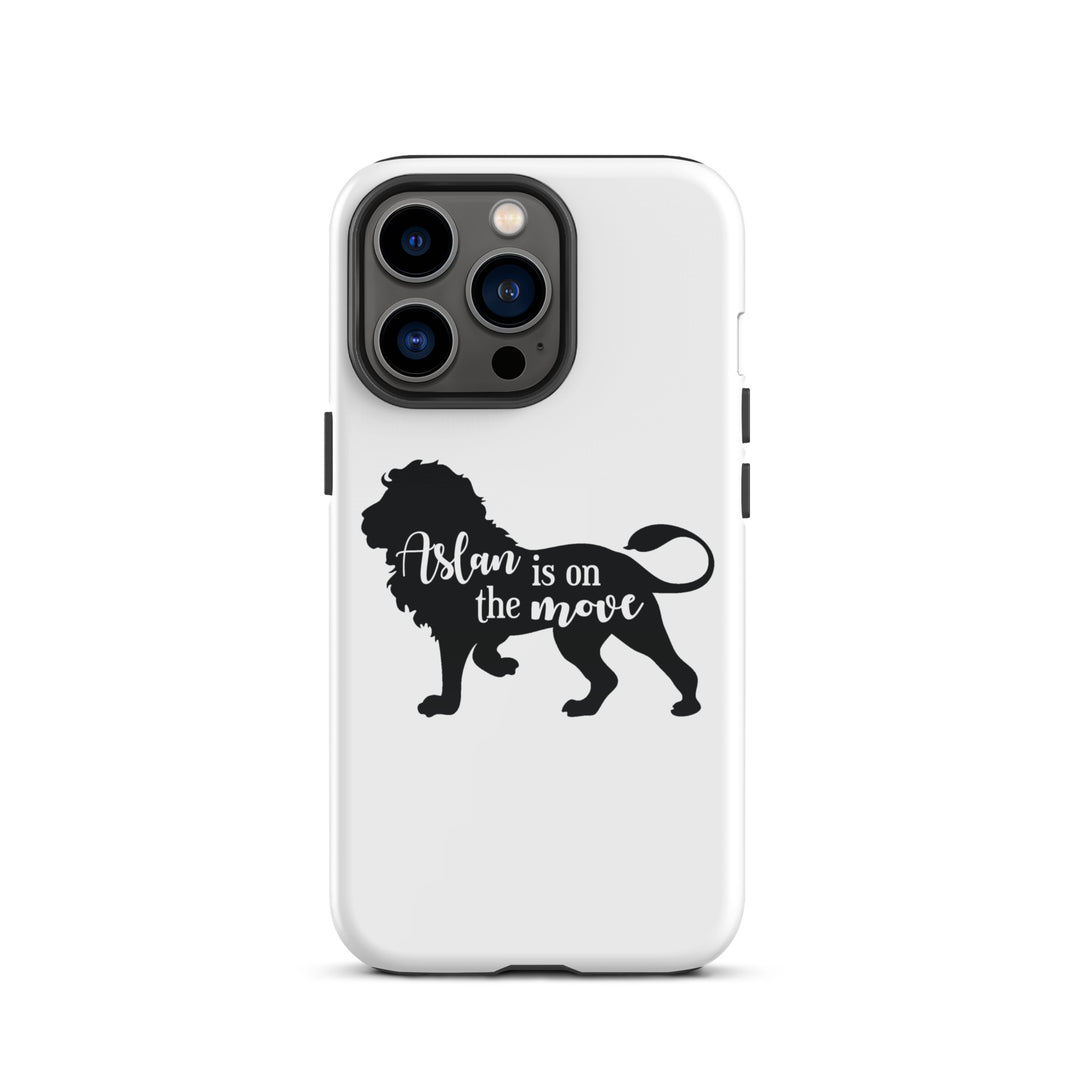 Christian Phone Case Aslan Is On The Move White for iPhone® iPhone® Phone Cases Glossy iPhone 13 Pro 