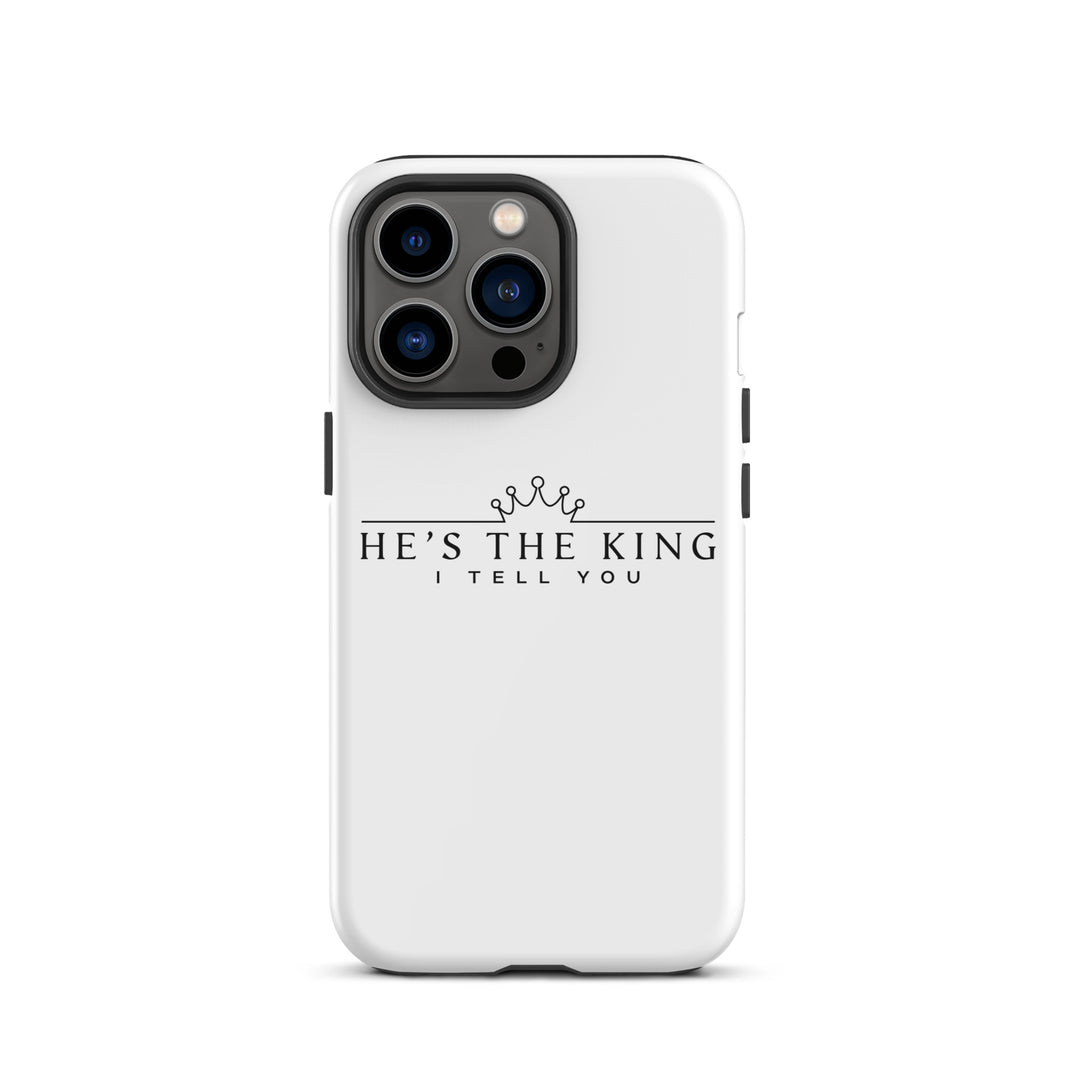 Christian Phone Case He's The King White for iPhone® iPhone® Phone Cases Glossy iPhone 13 Pro 