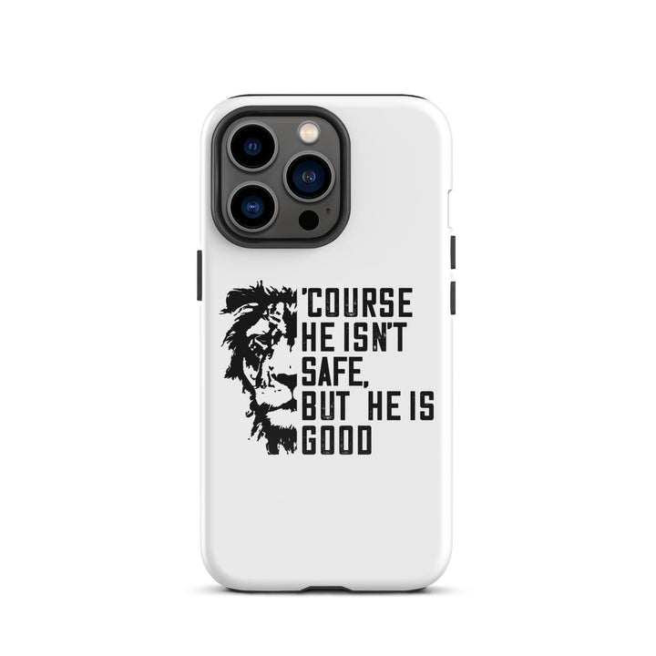 Christian Phone Case 'Course He Isn't Safe White for iPhone® iPhone® Phone Cases Glossy iPhone 13 Pro 