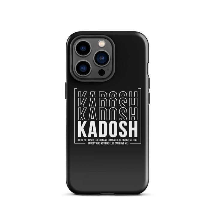 Christian Phone Case Kadosh Dedicated To His Use Black for iPhone® iPhone® Phone Cases Glossy iPhone 13 Pro 