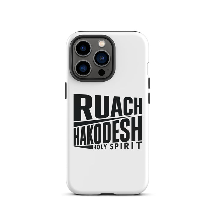 Christian Phone Case Ruach Hakodesh Holy Spirit White for iPhone® iPhone® Phone Cases Glossy iPhone 13 Pro 