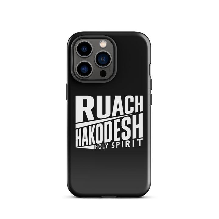 Christian Phone Case Ruach Hakodesh Holy Spirit Black for iPhone® iPhone® Phone Cases Glossy iPhone 13 Pro 