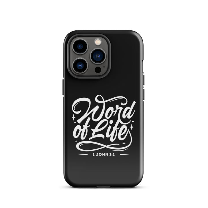 Christian Phone Case Word of Life Black for iPhone® iPhone® Phone Cases Glossy iPhone 13 Pro 