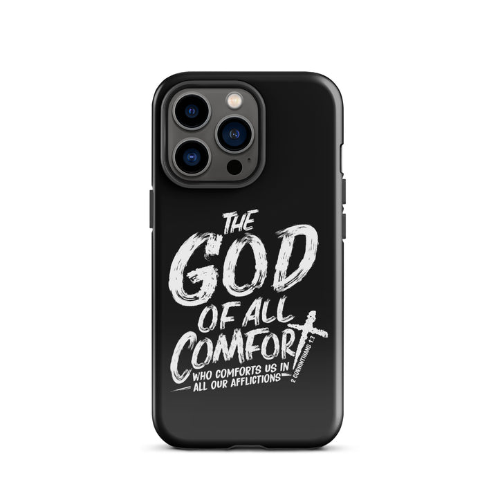 Christian Phone Case God of All Comfort Black for iPhone® iPhone® Phone Cases Glossy iPhone 13 Pro 