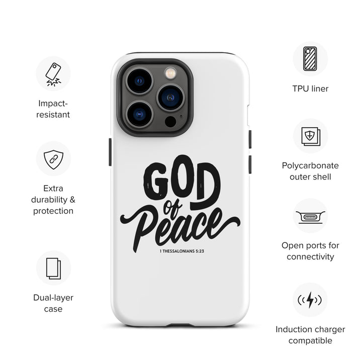 Christian Phone Case God of Peace White for iPhone® iPhone® Phone Cases   