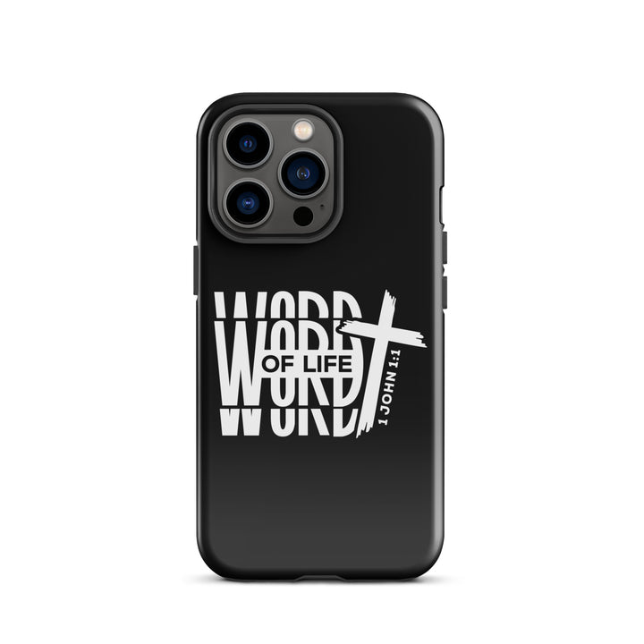 Christian Phone Case Word of Life Black for iPhone® iPhone® Phone Cases Glossy iPhone 13 Pro 