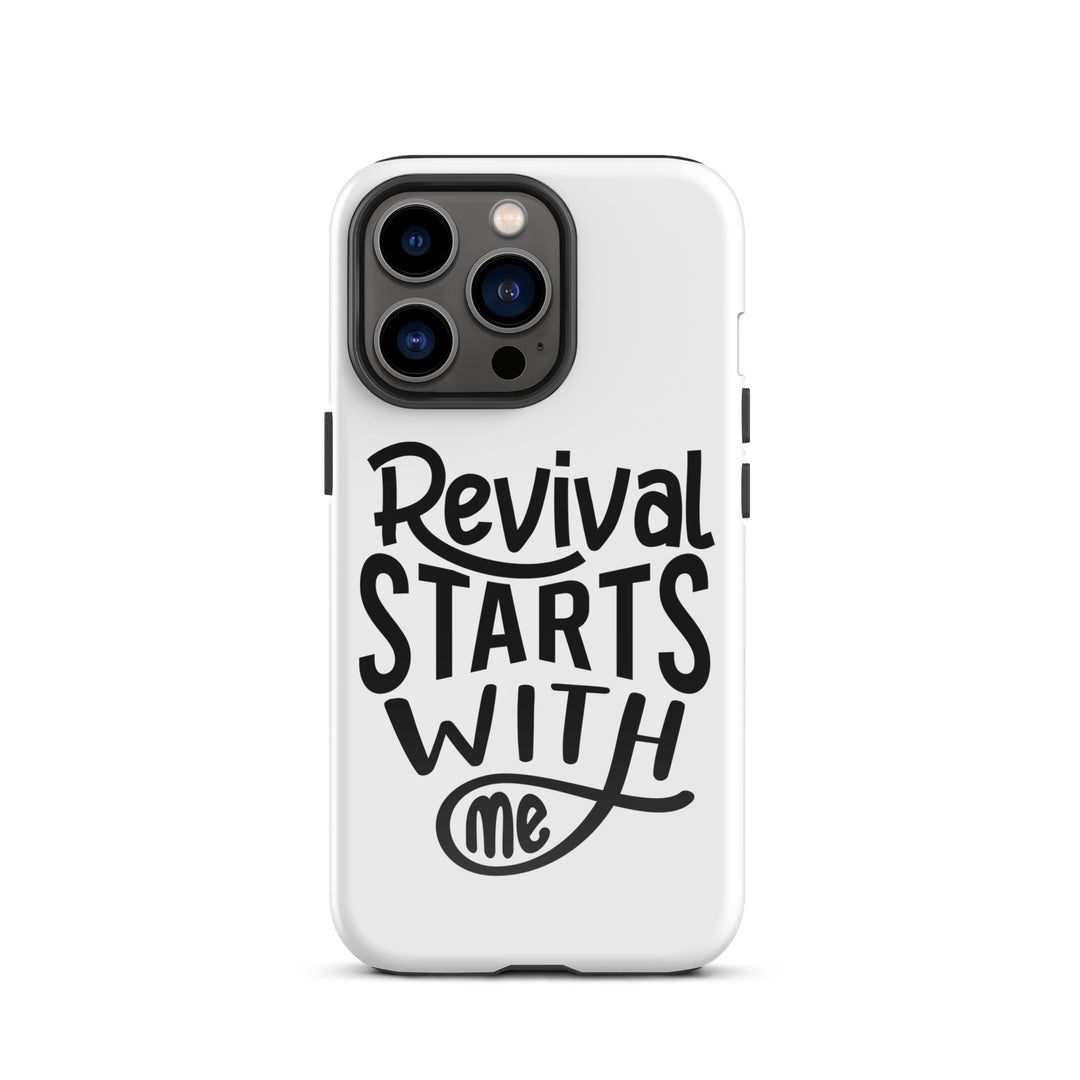 Christian Phone Case Revival Starts With Me White for iPhone® iPhone® Phone Cases Glossy iPhone 13 Pro 