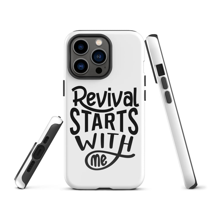 Christian Phone Case Revival Starts With Me White for iPhone® iPhone® Phone Cases   