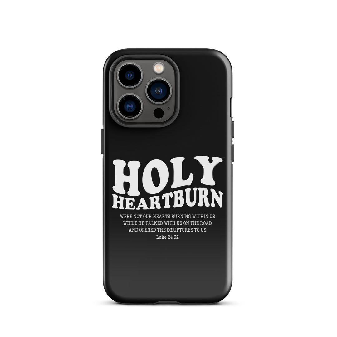 Christian Phone Case Holy Heartburn Black for iPhone® iPhone® Phone Cases Glossy iPhone 13 Pro 