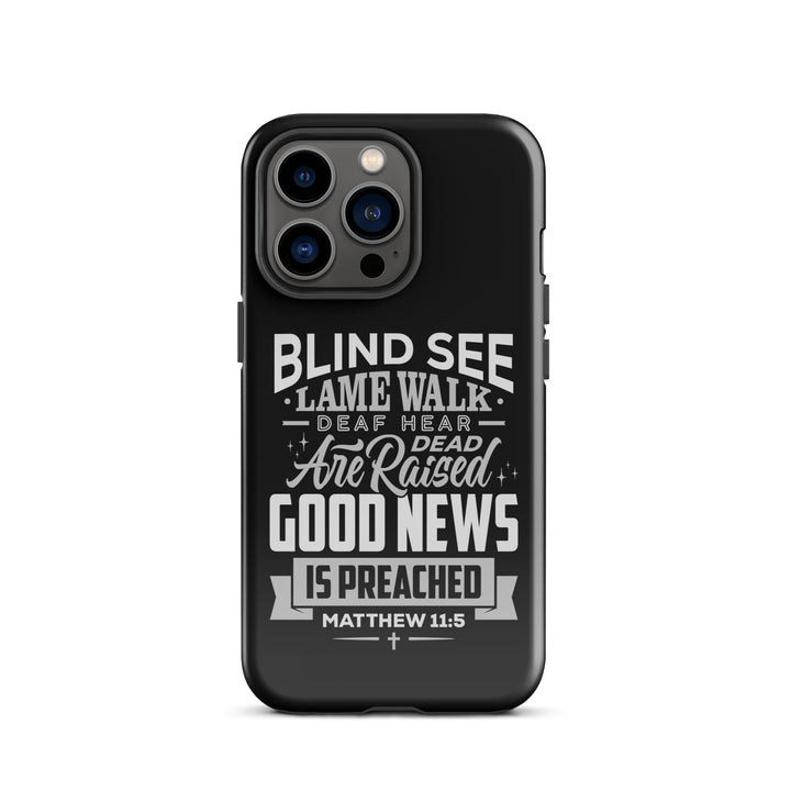 Christian Phone Case Go Tell John Black for iPhone® iPhone® Phone Cases Glossy iPhone 13 Pro 