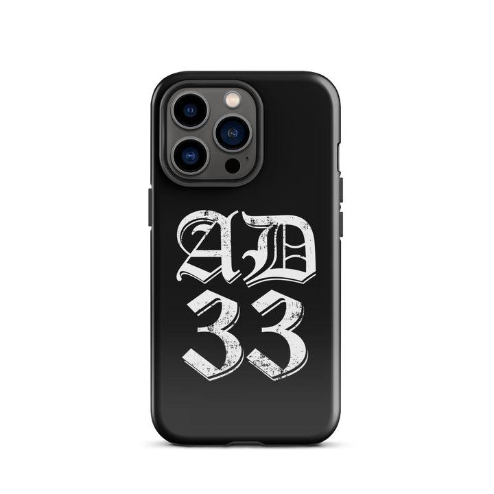 Christian Phone Case AD 33 Old English Black for iPhone® iPhone® Phone Cases Glossy iPhone 13 Pro 