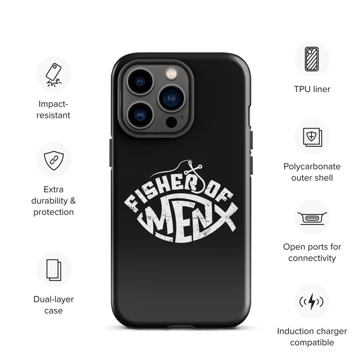 Christian Phone Case Fisher of Men Black for iPhone® iPhone® Phone Cases   