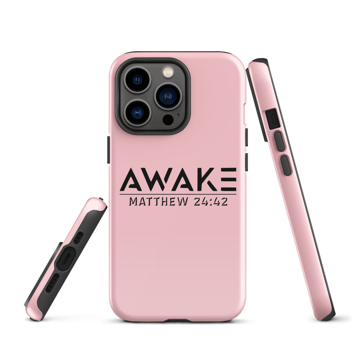 Christian Phone Case Awake Pink for iPhone® iPhone® Phone Cases   