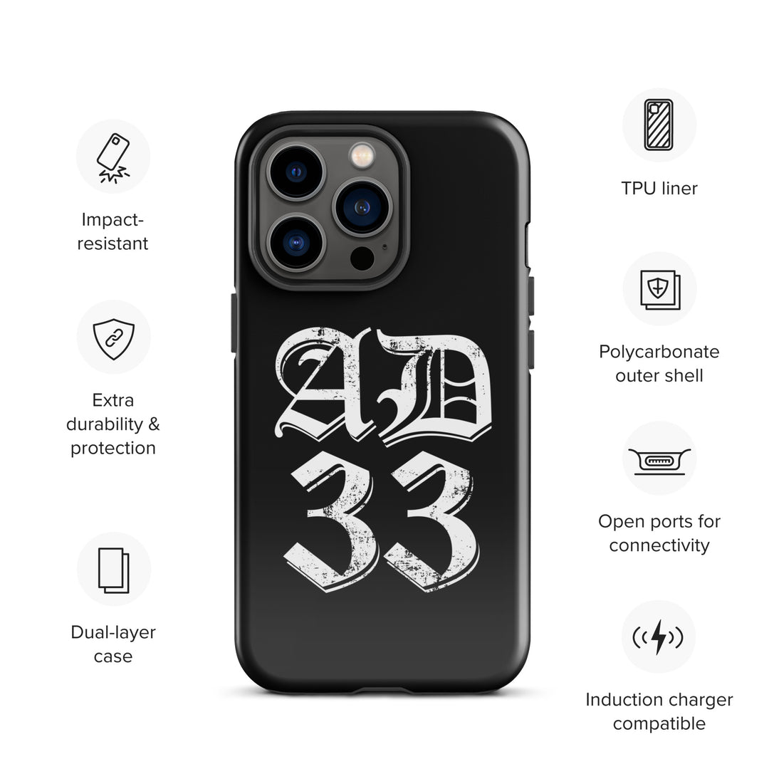 Christian Phone Case AD 33 Old English Black for iPhone® iPhone® Phone Cases   