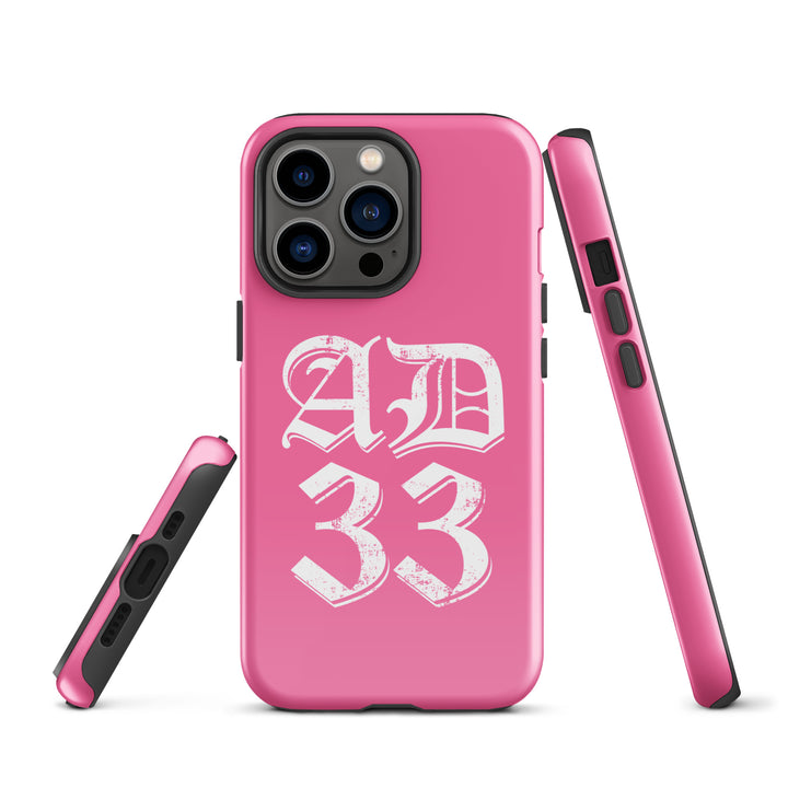 Christian Phone Case AD 33 Old English Pink for iPhone® iPhone® Phone Cases   