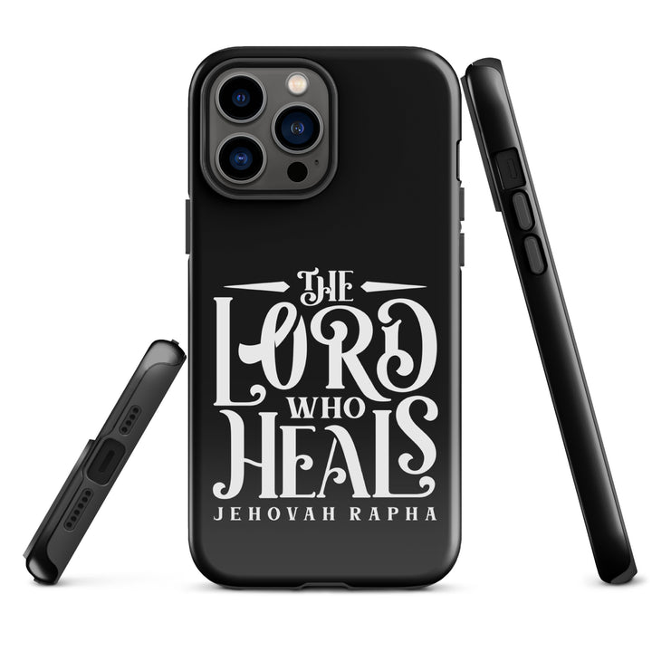 Christian Phone Case The Lord Who Heals Black for iPhone® iPhone® Phone Cases   