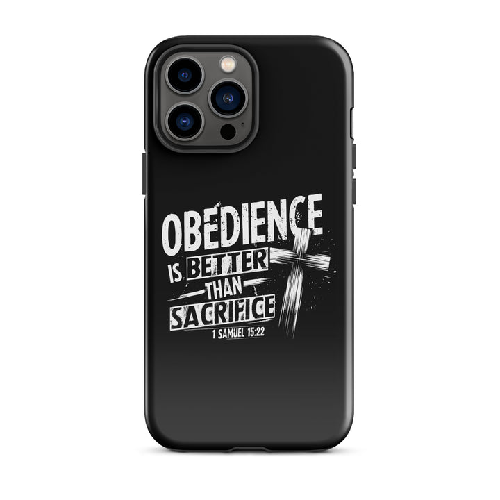 Christian Phone Case Obedience Is Better for iPhone® iPhone® Phone Cases Glossy iPhone 13 Pro Max 