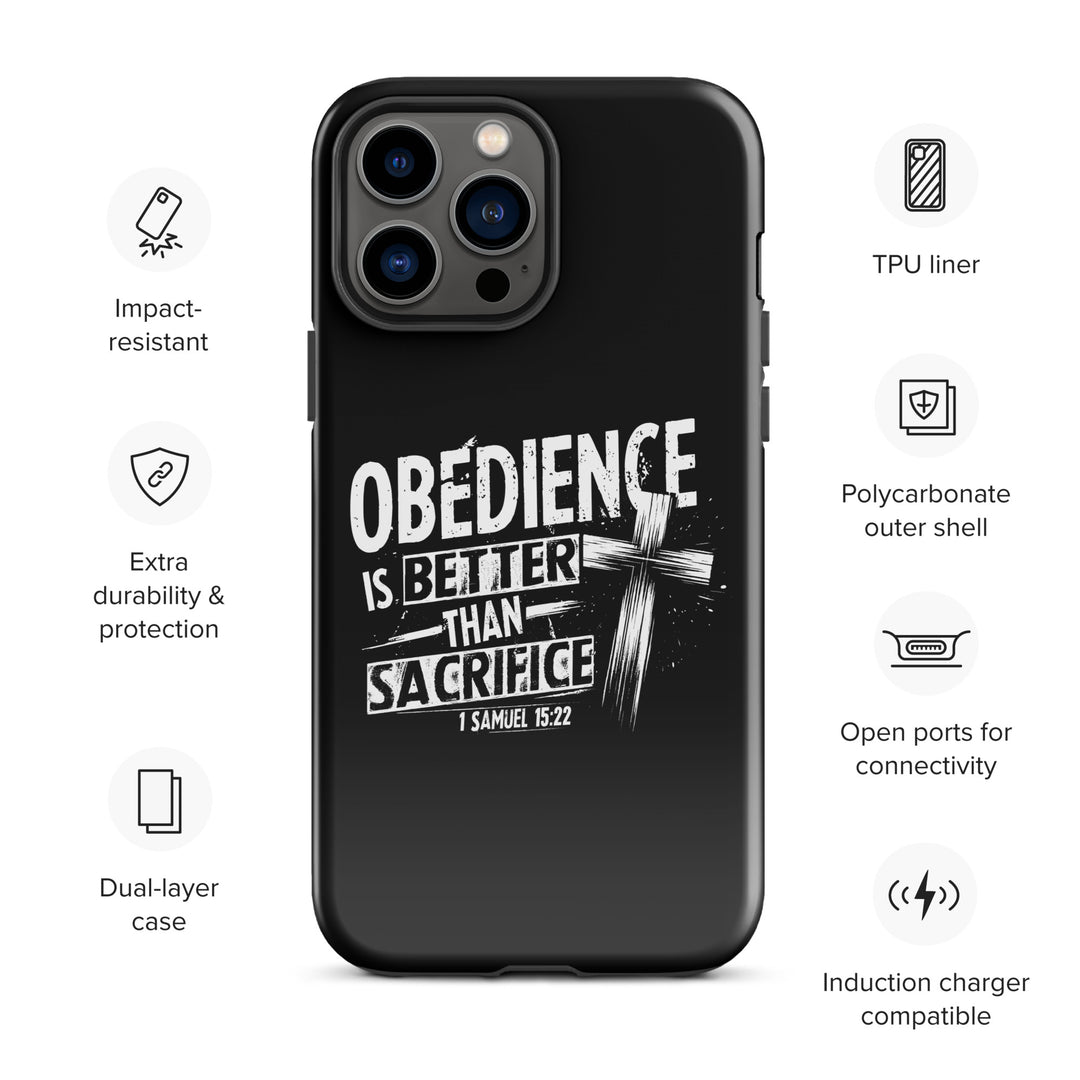 Christian Phone Case Obedience Is Better for iPhone® iPhone® Phone Cases   