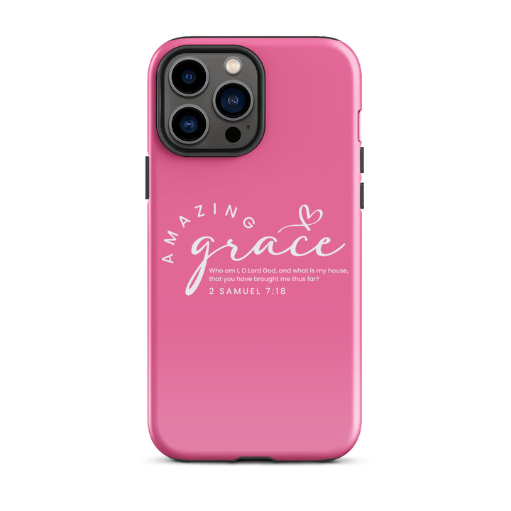 Christian Phone Case Amazing Grace Pink for iPhone® iPhone® Phone Cases Glossy iPhone 13 Pro Max 