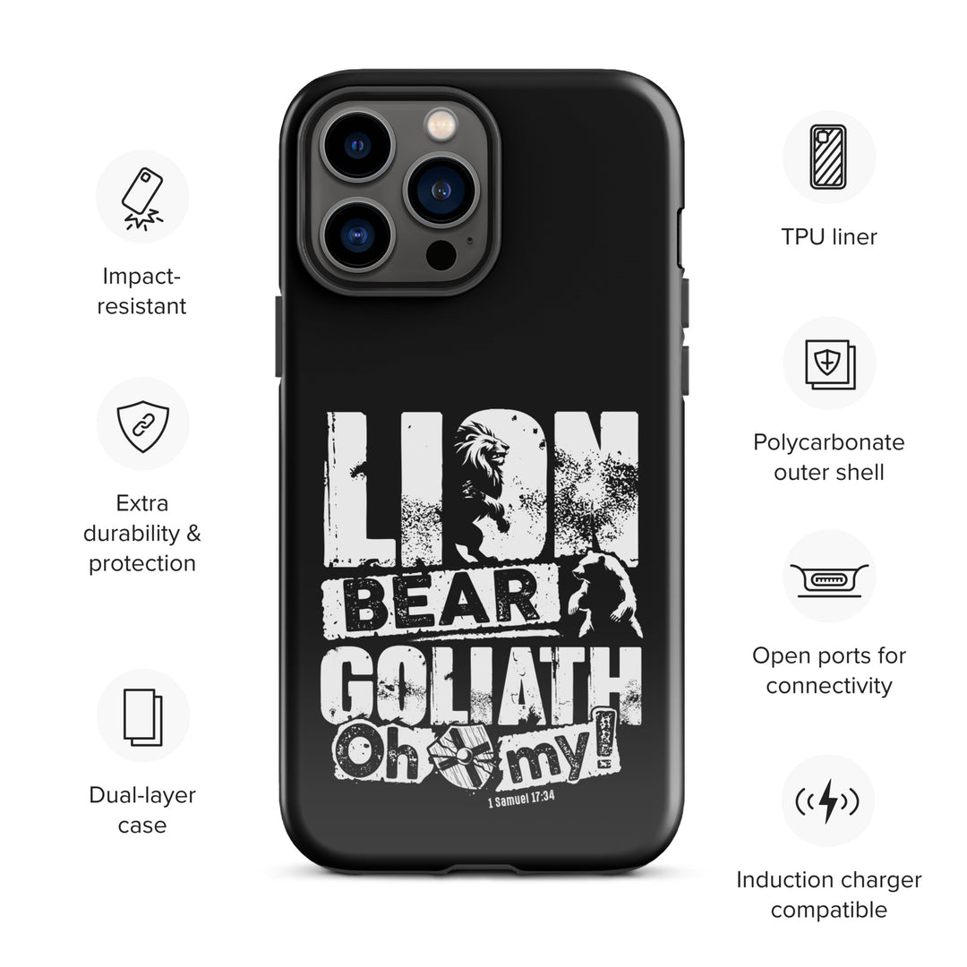 Christian Phone Case Lion Bear Goliath for iPhone® iPhone® Phone Cases   