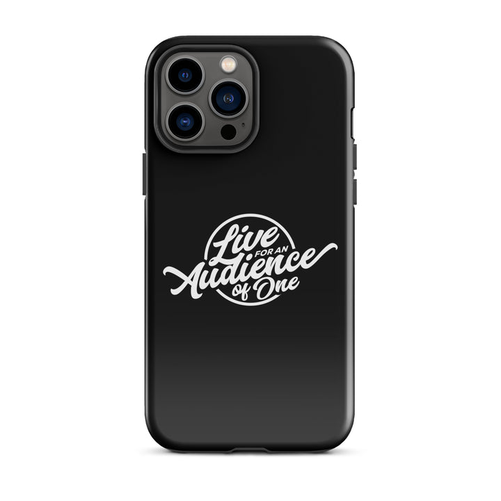 Christian Phone Case Audience of One Black for iPhone® iPhone® Phone Cases Glossy iPhone 13 Pro Max 