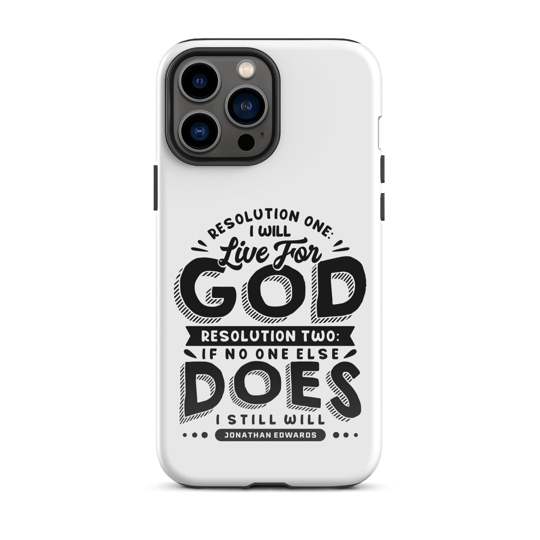 Christian Phone Case Live For God White for iPhone® iPhone® Phone Cases Glossy iPhone 13 Pro Max 