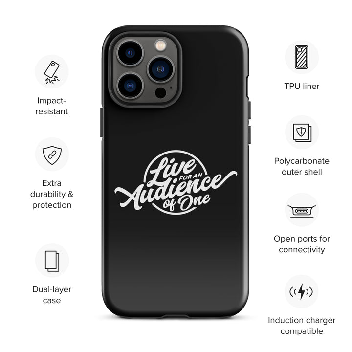 Christian Phone Case Audience of One Black for iPhone® iPhone® Phone Cases   