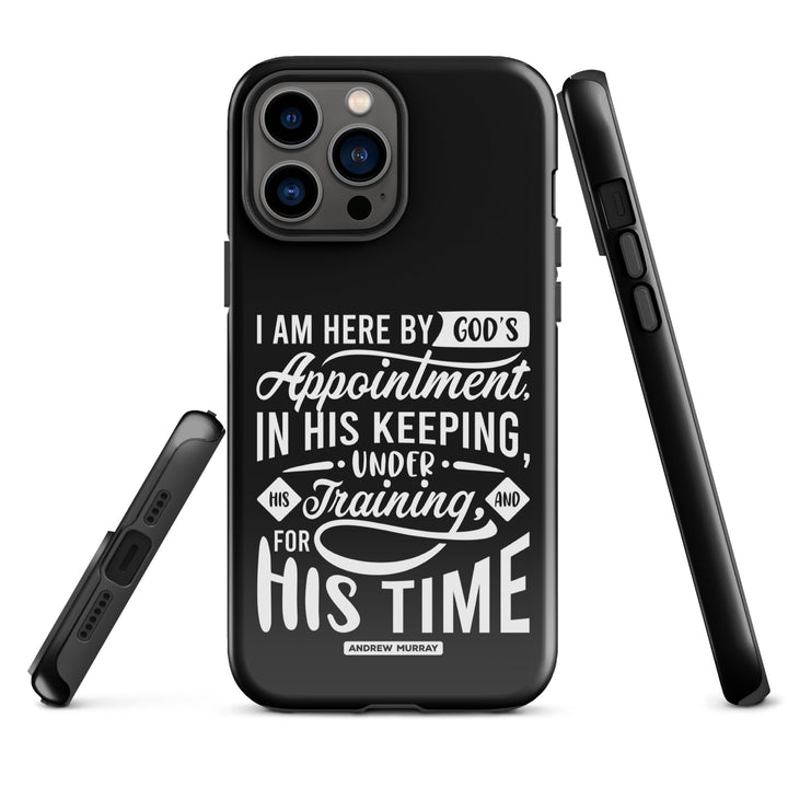 Christian Phone Case His Time Black for iPhone® iPhone® Phone Cases   