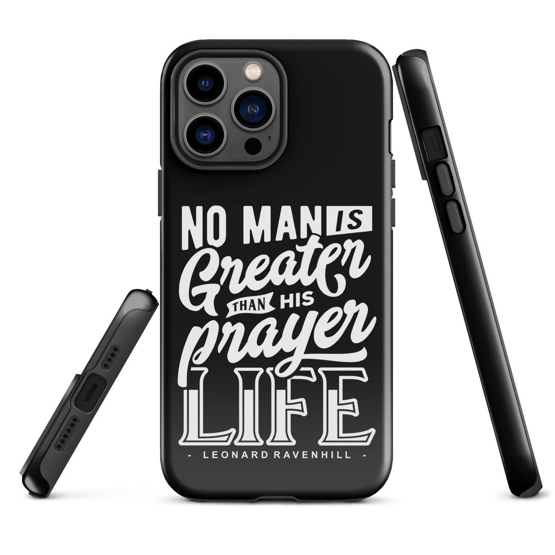 Christian Phone Case Prayer Life Black for iPhone® iPhone® Phone Cases   