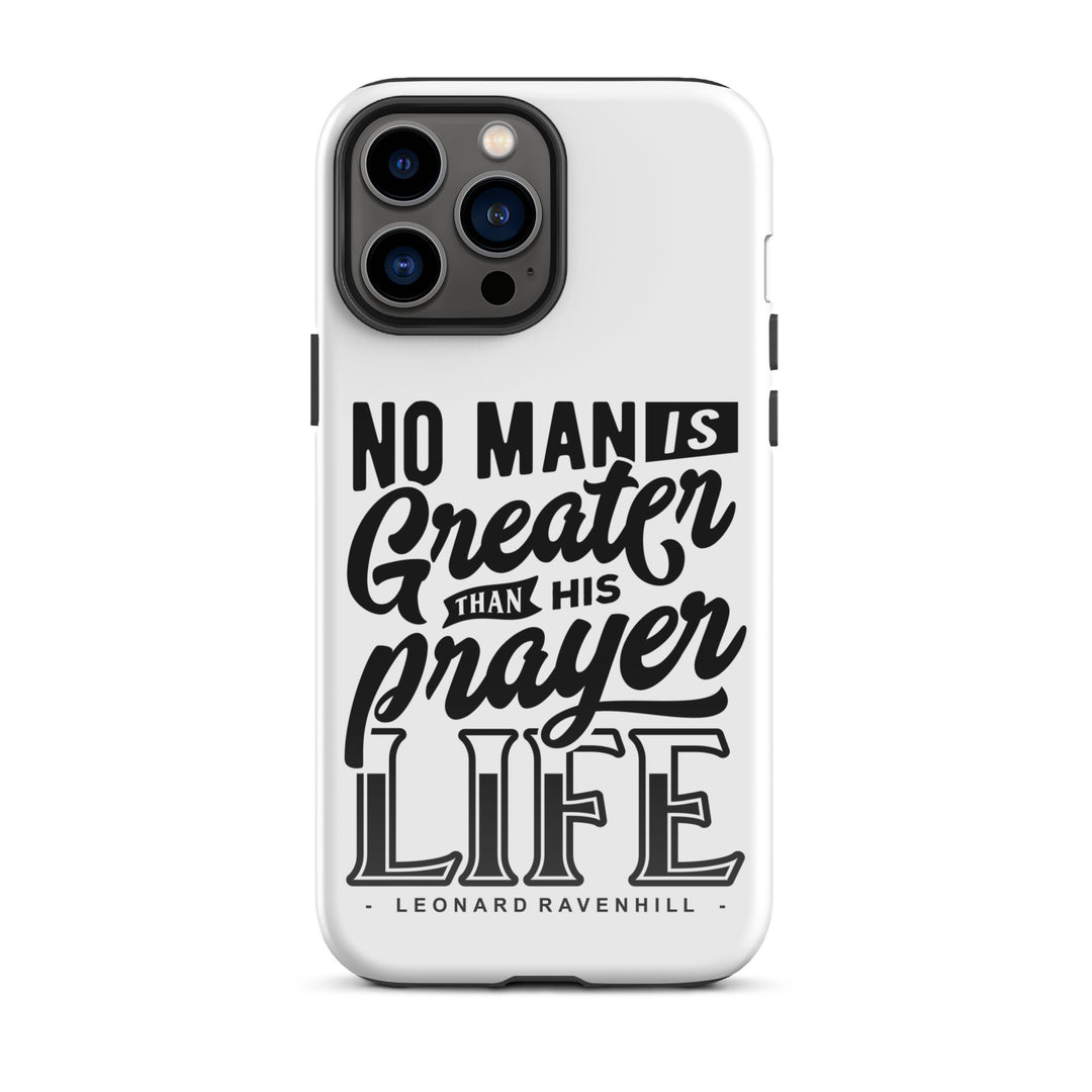 Christian Phone Case Prayer Life White for iPhone® iPhone® Phone Cases Glossy iPhone 13 Pro Max 