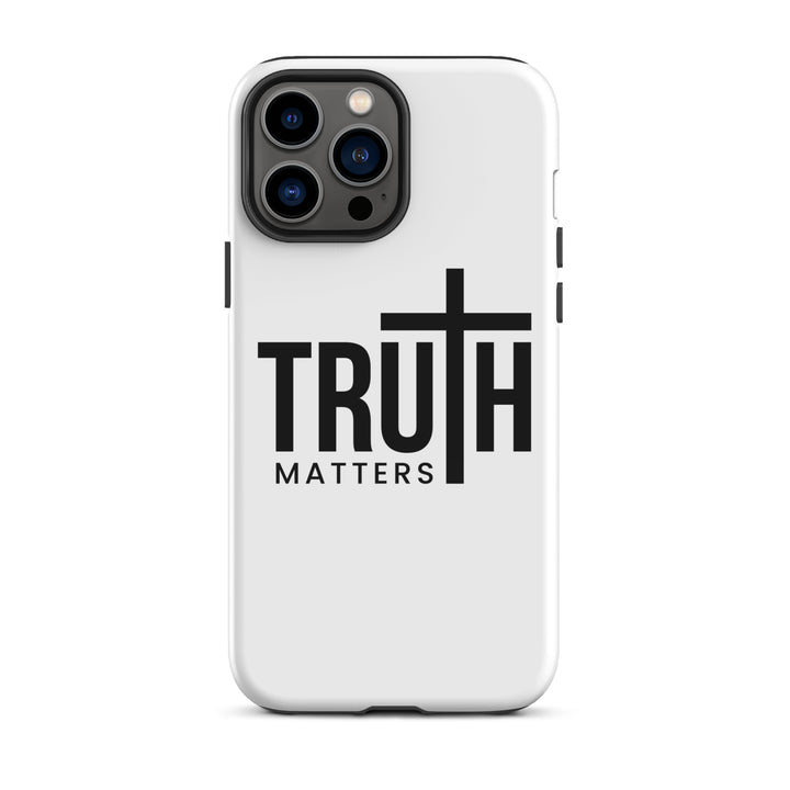 Christian Phone Case Truth Matters White for iPhone® iPhone® Phone Cases Glossy iPhone 13 Pro Max 