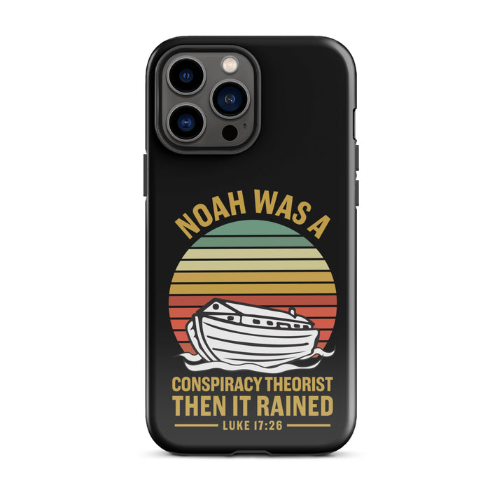 Christian Phone Case Noah Conspiracy Black for iPhone® iPhone® Phone Cases Glossy iPhone 13 Pro Max 