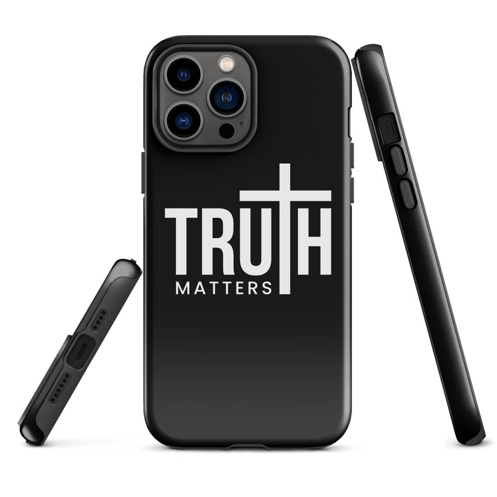 Christian Phone Case Truth Matters Black for iPhone® iPhone® Phone Cases   