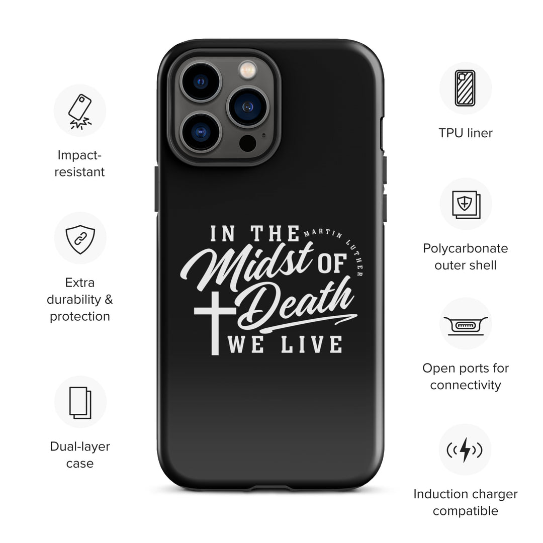 Christian Phone Case Midst of Death Black for iPhone® iPhone® Phone Cases   