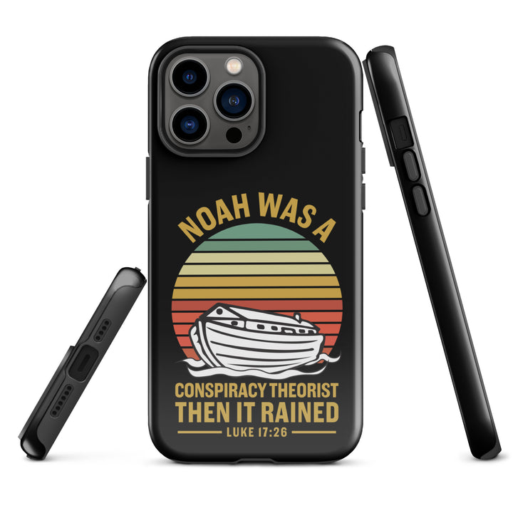 Christian Phone Case Noah Conspiracy Black for iPhone® iPhone® Phone Cases   