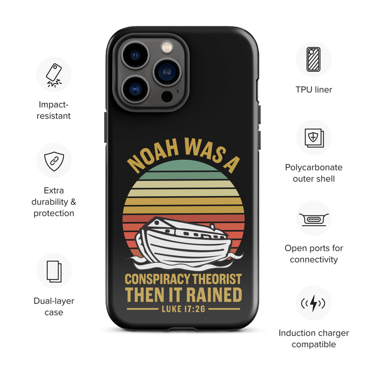 Christian Phone Case Noah Conspiracy Black for iPhone® iPhone® Phone Cases   