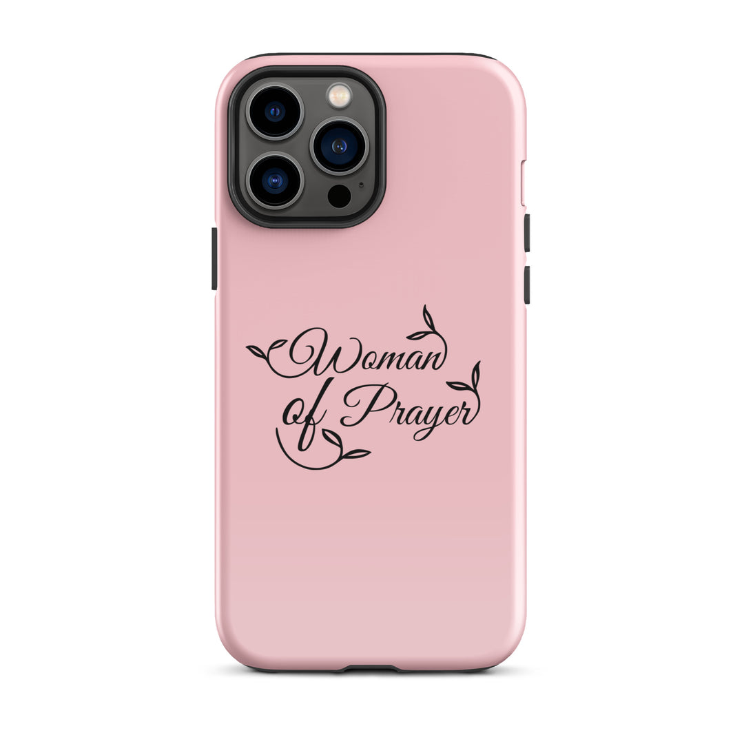 Christian Phone Case Woman of Prayer Pink for iPhone® iPhone® Phone Cases Glossy iPhone 13 Pro Max 