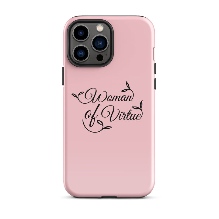 Christian Phone Case Woman of Virtue Pink for iPhone® iPhone® Phone Cases Glossy iPhone 13 Pro Max 