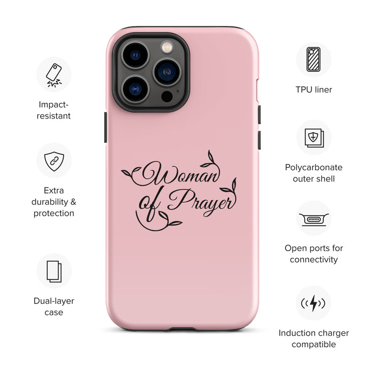 Christian Phone Case Woman of Prayer Pink for iPhone® iPhone® Phone Cases   